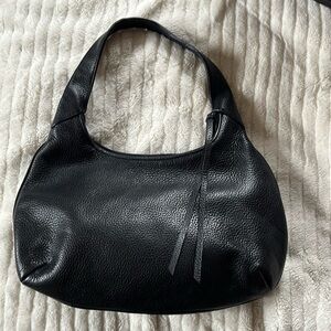 Danier black leather shoulder bag
